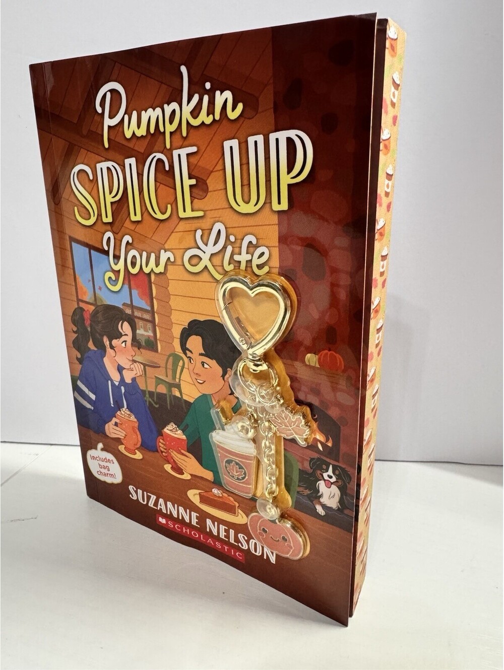 Pumpkin Spice Up Your Life by Suzanne Nelson Sprayed Edge Ed. w/ Bag Charm! NWT